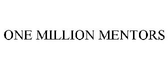 ONE MILLION MENTORS