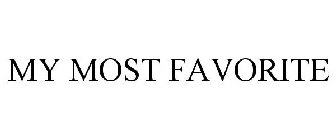 MY MOST FAVORITE