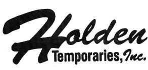 HOLDEN TEMPORARIES, INC.