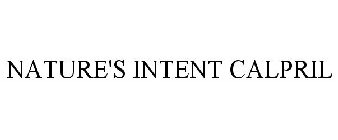 NATURE'S INTENT CALPRIL