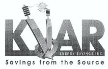 KVAR ENERGY SAVINGS INC. SAVINGS FROM THE SOURCE