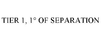 TIER 1, 1° OF SEPARATION