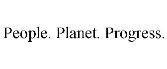 PEOPLE. PLANET. PROGRESS.