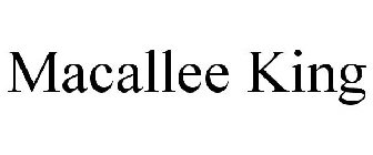 MACALLEE KING