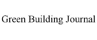 GREEN BUILDING JOURNAL