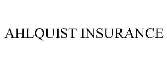 AHLQUIST INSURANCE