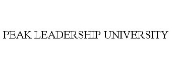 PEAK LEADERSHIP UNIVERSITY