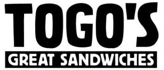 TOGO'S GREAT SANDWICHES