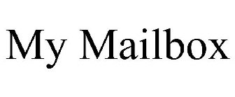 MY MAILBOX