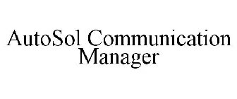AUTOSOL COMMUNICATION MANAGER
