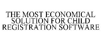 THE MOST ECONOMICAL SOLUTION FOR CHILD REGISTRATION SOFTWARE