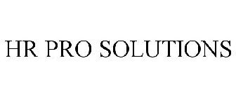 HR PRO SOLUTIONS