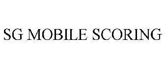 SG MOBILE SCORING