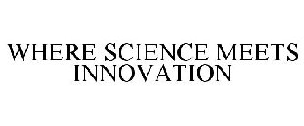 WHERE SCIENCE MEETS INNOVATION