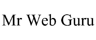 MR WEB GURU