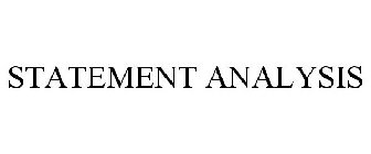 STATEMENT ANALYSIS