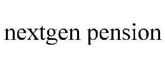 NEXTGEN PENSION