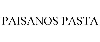 PAISANOS PASTA