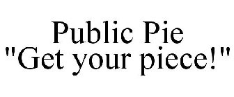 PUBLIC PIE 