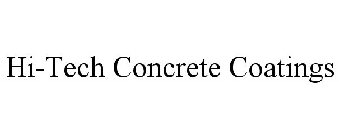 HI-TECH CONCRETE COATINGS