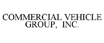 COMMERCIAL VEHICLE GROUP, INC.