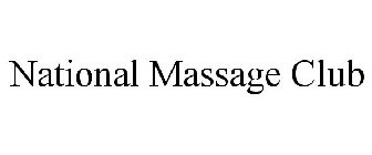 NATIONAL MASSAGE CLUB