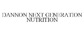 DANNON NEXT GENERATION NUTRITION