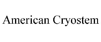 AMERICAN CRYOSTEM