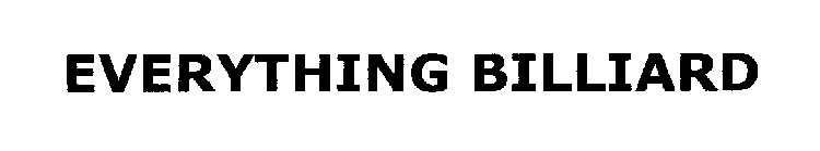 EVERYTHING BILLIARD