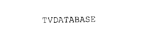 TVDATABASE