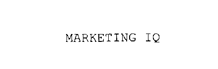 MARKETING IQ