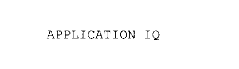 APPLICATION IQ