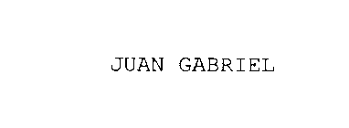 JUAN GABRIEL