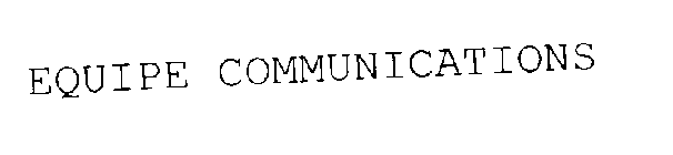 EQUIPE COMMUNICATIONS