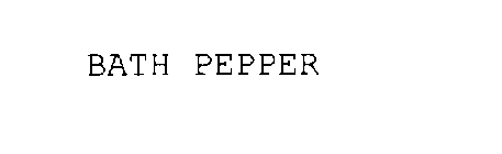 BATH PEPPER