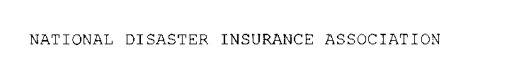 NATIONAL DISASTER INSURANCE ASSOCIATION