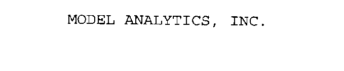 MODEL ANALYTICS, INC.