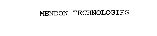 MENDON TECHNOLOGIES