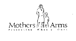 MOTHERS ARMS PROTECTING WHAT'S OURS