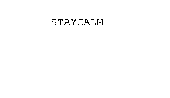 STAYCALM