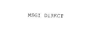 MSGI DIRECT