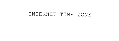 INTERNET TIME ZONE