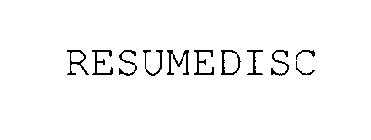 RESUMEDISC