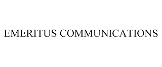 EMERITUS COMMUNICATIONS