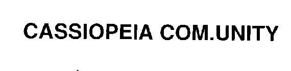 CASSIOPEIA COM.UNITY