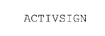 ACTIVSIGN