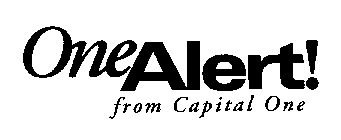 ONEALERT! FROM CAPITAL ONE