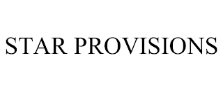 STAR PROVISIONS