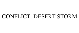 CONFLICT: DESERT STORM