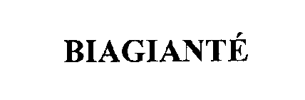 BIAGIANTE